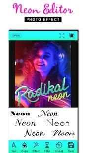 Neon Text Mask - Shape Camera screenshot 9