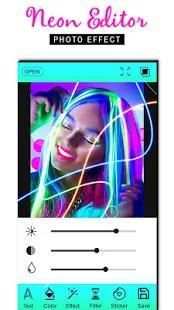 Neon Text Mask - Shape Camera screenshot 5