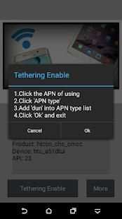 Tethering Enable स्क्रीनशॉट 2
