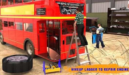 Virtual Garage 3D: Double Decker Bus Mechanic screenshot 4