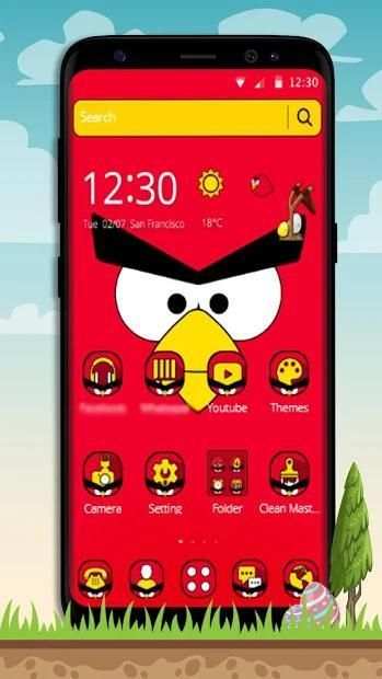 Red Bird Anger Theme स्क्रीनशॉट 2