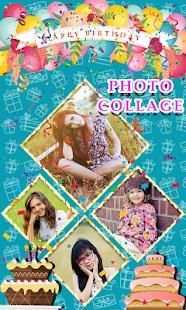 Birthday Collage Maker स्क्रीनशॉट 3