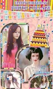 Birthday Collage Maker स्क्रीनशॉट 4