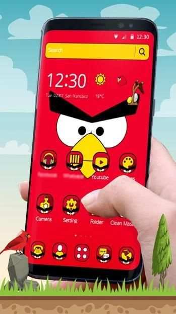 Red Bird Anger Theme स्क्रीनशॉट 3