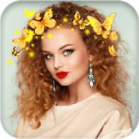 Butterfly Crown Photo Editor - Frames, Collage, on 9Apps