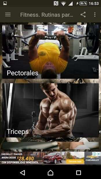 Fitness. Rutinas para el Gym screenshot 8
