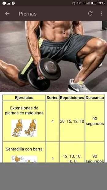 Fitness. Rutinas para el Gym screenshot 1