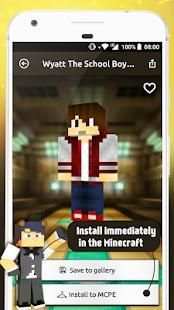 Boys Skins for MCPE 5 تصوير الشاشة