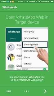 WhatsWeb Messenger screenshot 1