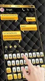 SMS Gold and Silver Bow Keyboard screenshot 6
