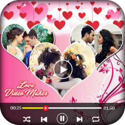 ikon Love Video Maker with Music - Love Slideshow Maker