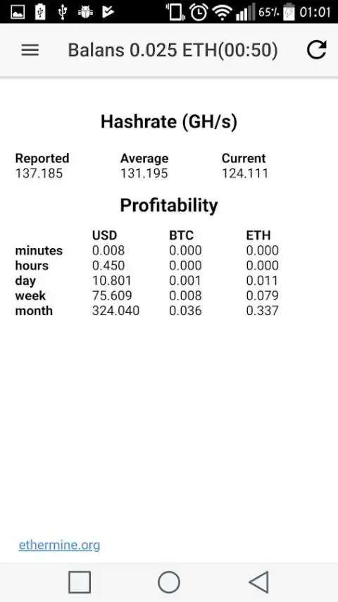 ethermine screenshot 2