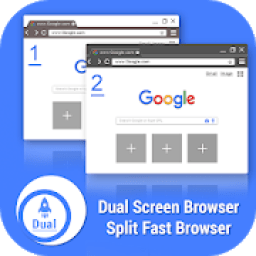 ikon Dual Screen Browser - Split Fast Browser 2018