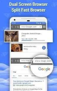 Dual Screen Browser - Split Fast Browser 2018 screenshot 1