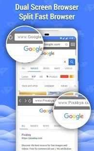 Dual Screen Browser - Split Fast Browser 2018 screenshot 5