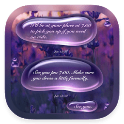 ikon Lavender - One Sms, Free, Personalize