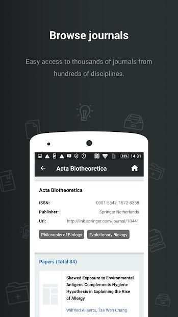 Paperity: Open Academic Papers Reader App screenshot 6