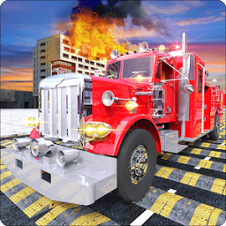 Fire Fighter Truck: Speed Bump Car Crash Test icon
