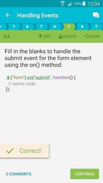 Learn jQuery स्क्रीनशॉट 2