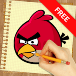 ikon how to draw angry birds