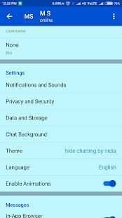 hide chatting calling and video call aap स्क्रीनशॉट 1