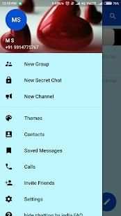 hide chatting calling and video call aap screenshot 5