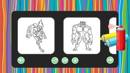 Cartoon Ben Coloring screenshot 5