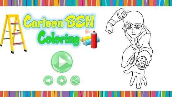 Cartoon Ben Coloring screenshot 6