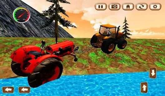 Heavy Duty Farm Tractor - Pull Tractor Game स्क्रीनशॉट 1