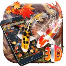 Autumn 3D Koi Fish Theme