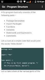 Go Programming screenshot 13