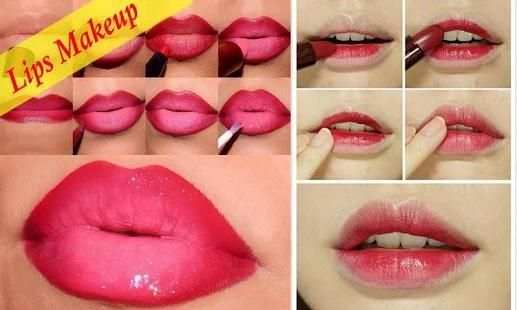 Bridal Makeup-Step by Step Lip,Eye Makeup tutorial screenshot 4