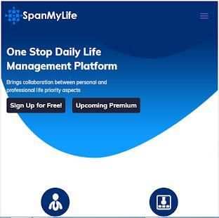 SpanMyLife - One Stop Daily Life Management App screenshot 1