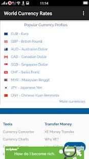 World Currency Rates screenshot 2