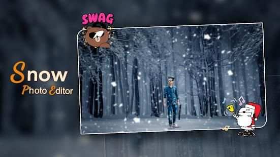 Snow Photo Editor स्क्रीनशॉट 1