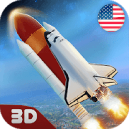 USA Air Force Rocket Flight 3D icon