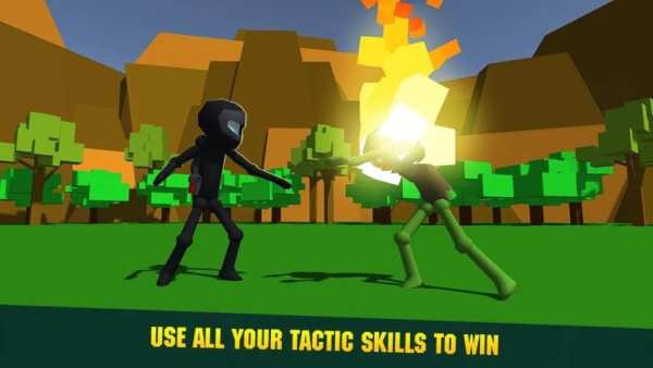 Sticky Man Zombie Fighting Epic Battle Simulator screenshot 1