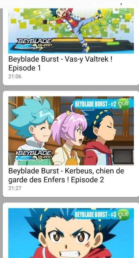 Videos Beyblade Burst Episodes screenshot 5