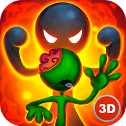 Sticky Man Zombie Fighting Epic Battle Simulator आइकन