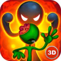 Sticky Man Zombie Fighting Epic Battle Simulator