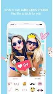 Sweet Selfie Camera: Beauty Camera & Sweet Selfie स्क्रीनशॉट 2