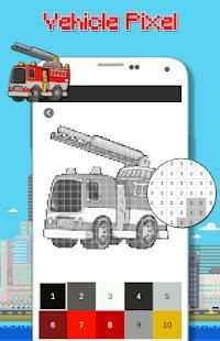 Car Vehicle Color By Number - Pixel Art स्क्रीनशॉट 16