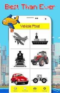 Car Vehicle Color By Number - Pixel Art स्क्रीनशॉट 8