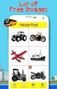 Car Vehicle Color By Number - Pixel Art स्क्रीनशॉट 10