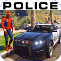 Superhero Police Chase :Furious Cop Car logo
