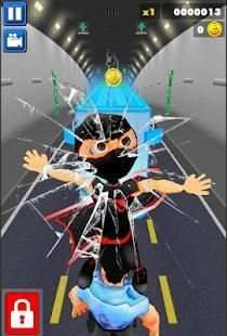 Subway Ninja Run 2018 - MultiPlayer Runner screenshot 2