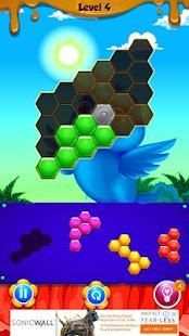 Bird Hexagon Block Puzzle स्क्रीनशॉट 5