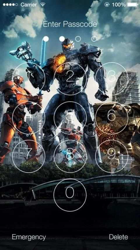 Pasific Rim HD Wallpapers Lock Screen स्क्रीनशॉट 2