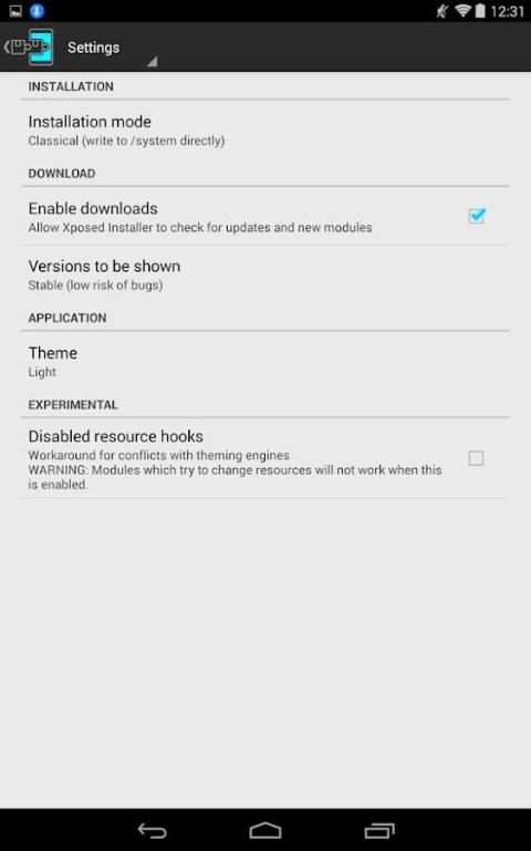 Xposed Installer स्क्रीनशॉट 2