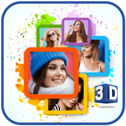 3D Collage Photo Frame आइकन